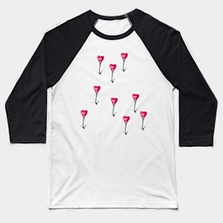 Heart flower Baseball T-Shirt